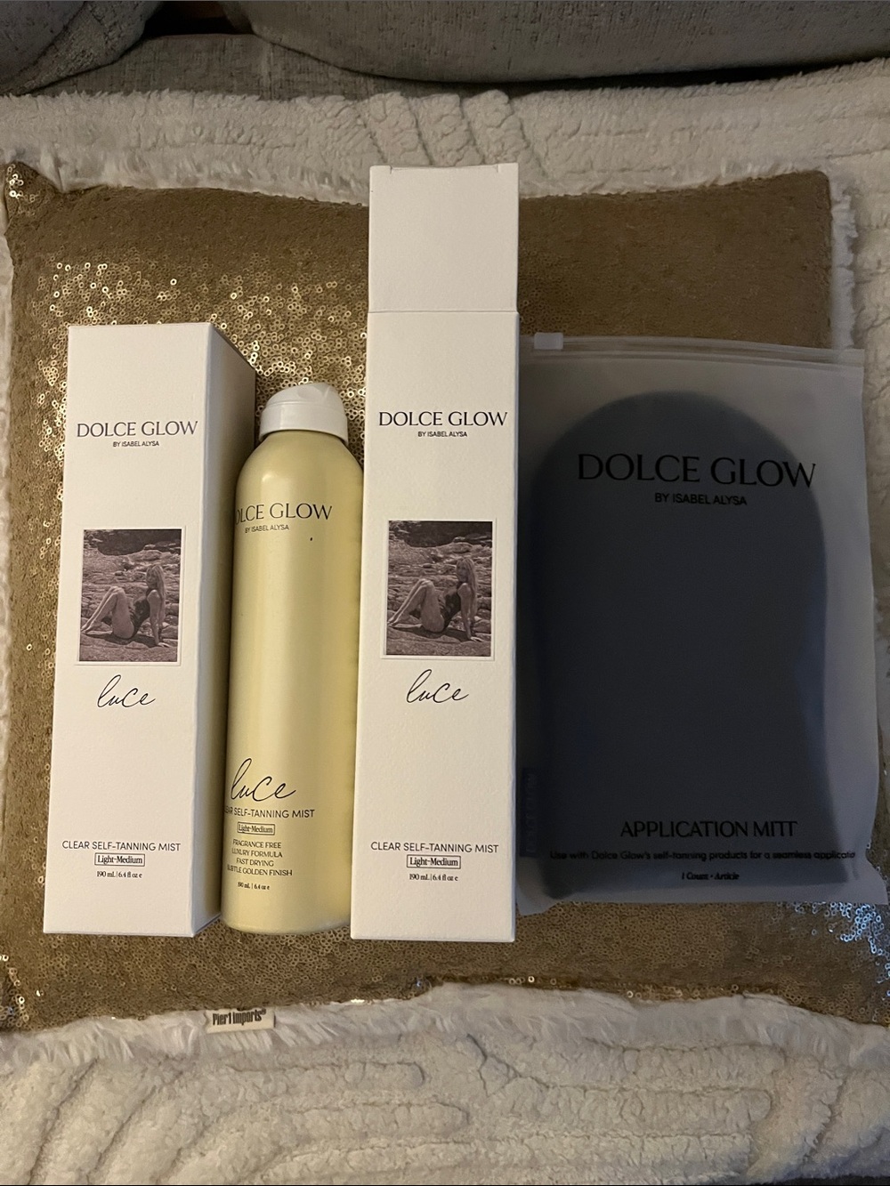 NWT set of 2 Dolce Glow Self-Tanning Mist  – Light to Medium